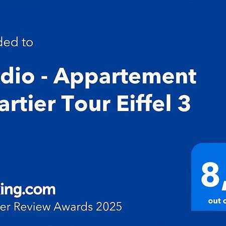 Studio - Appartement Quartier Tour Eiffel 3 Free Netflix Parijs Buitenkant foto