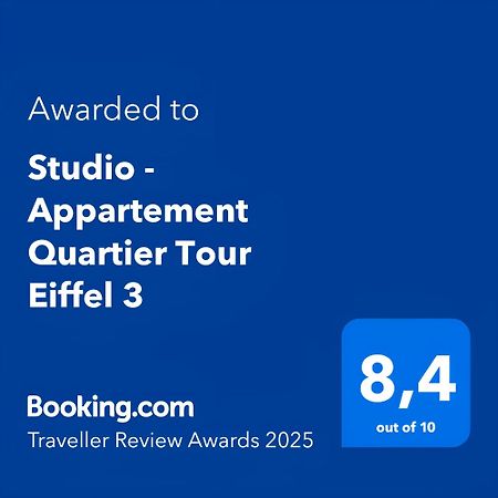 Studio - Appartement Quartier Tour Eiffel 3 Free Netflix Parijs Buitenkant foto